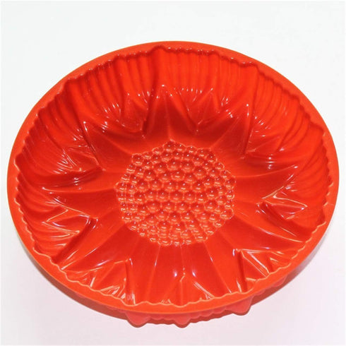 9.8'' Sunflower Birthday Cake Mold Silicone Baking Molds Party Cake Bakeware for Your Anniversary Dessert, Cake, Bread, Tart, Pie, Flan and More #...