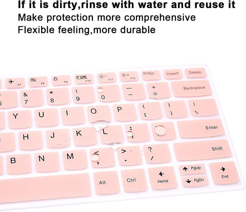 English Silicone Keyboard Cover for Lenovo Yoga C940 C740 14" |Yoga C930 930 920 13.9" |for Lenovo Flex 14 14" |Yoga 720 720S 730 13.3" |Yoga 730 ...