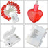 Yolyoo 14.7 ft 40 LEDs Heart Shaped String Lights for Valentines Day,Wedding,Mother's Day,Christmas,Party Favors,Pink White Red Heart Shaped Light...