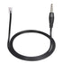 SinLoon RJ9 Male to 3.5mm Telephone Adapter Cable, RJ9 Headset to Male 3.5mm Cell Phone Adapter - Convert RJ9 Headphone to Smartphones Most Androi...