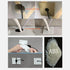 2 Pcs Wall Split Flange, ABS Square Self-Adhesive Escutcheon Plate Buckles Design for 1.3"/33mm Diameter Pipe...