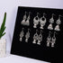 SUNNYCLUE 1 Box DIY 6 Pairs Vintage Ethnic Indian Dangle Earrings Making Kit Jhumka Jhumki Bollywood Gypsy Oxidized Chandelier Jewelry Craft Suppl...