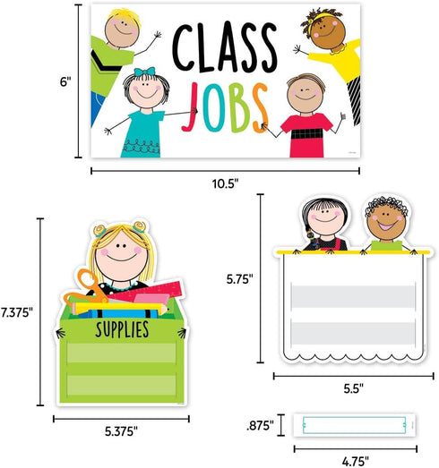CTP Class Jobs Mini Bulletin Board Set for Classroom (Creative Teaching Press 10689)...