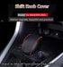 Great-luck Genuine Leather Automatic at Gear Shift Knob Cover Protector Trim,The car Interior Accessories(Black with Red Stitches),for Toyota RAV4...