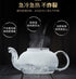Glass Teapot 20oz with Infuser,Borosilicate Kettle Set Tea Pot for Loose Tea, Flowering Teas,Stovetop and Microwavable Safe(600ml)...