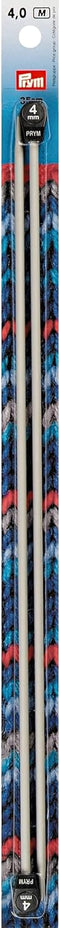 Prym 14" Single Point Aluminum, 4mm Knitting Needles, Gray 2 Count......