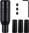 WINOMO Automatic Car Stick Shift Knob Cover Lever Universal Fit (Black, Random Color of Screws)...