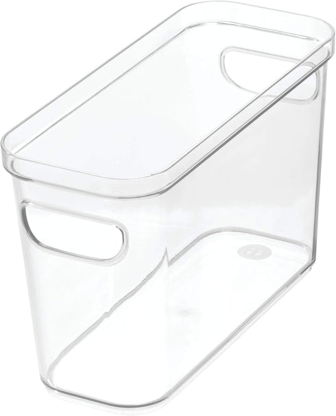iDesign Crisp Fridge and Pantry Storage Bin with Handles, Container for Food, Drinks, Produce Organization, BPA-Free, 10" x 4" x 6"...
