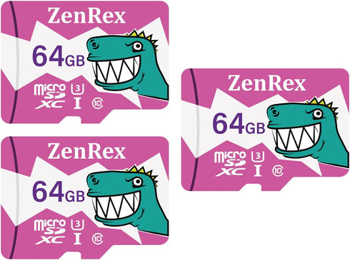 64GB Pack of 1, 3 Count Micro SDXC High Speed 4K UHD Full HD Video Recording C10 U3 A1 Memory Card for Camera Tablet Smartphone with Adapter...