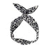 Women Cheetah Print Wire Headband Rabbit Ears Hairband Wired Hair Tie Scarf Head Wrap/Assorted 9 Colors...