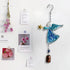 MrMrKura Metal Angel Wind Chime Hanging Decoration Ornament Bells Wing Angel Bell Decorative Hanging Bells, Gifts for Home Garden Decor Crafts (Bl...