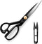 JINJIAN Sewing Scissors, 12 Inch Fabric Dressmaking Scissors Heavy Duty Shears Razor Sharp Cutting for Crafting, Tailoring, Thread Snips Included(...