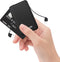 Smallest Portable Charger with Built-in Cables 6000mAh,Ultra Slim Power Bank,Mini High Speed External Battery Packs,Lightweight USB C Phone Charge...