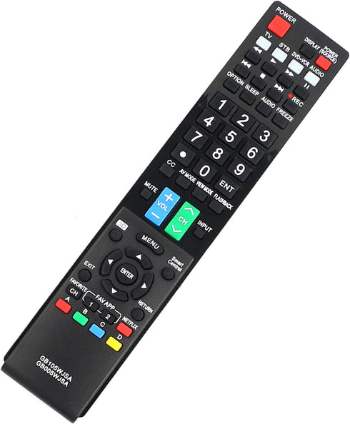 PERFASCIN GB005WJSA GB105WJSA Replacement Remote Control Compatible with Sharp AQUOS TV LC-60LE745U LC-60C8470U LC-70C8470U LC-60LE847U LC-60LE845...