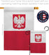 Breeze Decor Poland Garden Flag Regional Nation International World Country Particular Area House Decoration Banner Small Yard Gift Double-Sided, ...