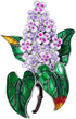 Lilac Flower Brooches Pin For Women Purple Clove Flower Enamel Brooch Pins Weddings Party Brooch Lapel Pin Jewelry Gifts...