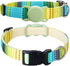 AirTag Cat Collar, Animire Soft Neoprene Padded Air Tag Collar for Extra Small Dogs, Polyester Puppy Pet Collar with Silicone AirTag Case Holder A...