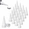 20 Pieces Snip Tip Applicator Adhesive Tube Tips Cap for E6000 Craft Glue 3.7 Ounce Adhesive Tubes, Snip Tip Applicator Cap...