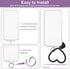 Heart Loop Phone Lanyard, Smart Phone Hand Wrist Lanyard Strap with Key Chain Holder Compatible with Most Smartphones for Cell Phone Case Keys ID ...