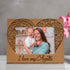 KATE POSH I Love my Auntie Picture Frame, Best Aunt Ever, Engraved Natural Wood Picture Frame (5x7 - Horizontal)...