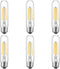 Tubular Light Bulb 6W Equal E26 LED Bulb 60 Watt Dimmable Cool White 4000K E26 Edison Bulb AC120V 750LM T9 T10 LED Bulb for Rustic Pendant, Island...