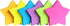 Star Shape Sticky Notes 6 Color Bright Colorful Sticky Pad 75 Sheets/Pad Self-Sticky Note Pads (6 Pads)...