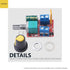 CENTAURUS 3Pcs DC Motor Speed Controller Module 3V-35V PWM Speed Control Switch LED Dimmer Mini 5A Max 90W...