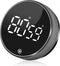 Digital Kitchen Timers for Cooking, Magnetic Visual Timer with Loud Ring & LED Display for Seniors Kids, Countdown Countup Timer for Classroom Bak...