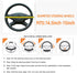 Car Steering Wheel Cover, Car Wheel Cover for Men and Women, 15 Inch Leather Anti-Slip Odorless Car Wheel Protector, Auto Interior Accessories Uni...