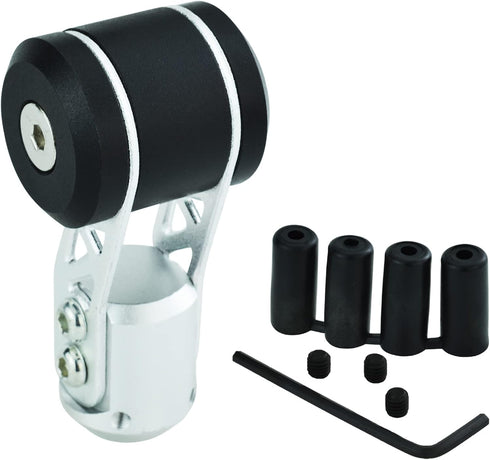 Shift Knob T-Shaped Car Gear Shifter Knob Aluminum Shift Stick Lever Knob for Most Manual Automatic Vehicles (Black)...