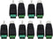 10PCS Video Connector Adaptor RCA Header Solderless Audio Header Black AV Audio Male and Female Plug 37MM/1.46Inch for Speaker Cable to RCA Adapto...