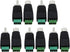 10PCS Video Connector Adaptor RCA Header Solderless Audio Header Black AV Audio Male and Female Plug 37MM/1.46Inch for Speaker Cable to RCA Adapto...