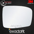 exactafit 8805R Passenger Side Mirror Glass Replacement Repair Compatible With 2005 2006 2007 2008 2009 2010 Honda Odyssey...
