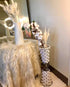 Faux Fur Fabric Craft Fur for Crafts,Gnomes,Costume,Fursuit,Decoration,60×18 Inch(Half Yard,Ivory)...