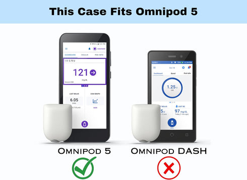 Omnipod 5 PDM Case- Shockproof- Impact Resistant- Hybrid 2-Piece Design: TPU & Polycarbonate- Protect Your Omnipod 5 Receiver- Omnipod 5 Case- Imp...