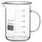 stonylab Glass Beaker with Handle, Borosilicate Glass Graduated Low Form Griffin Beaker with Handle and Pouring Spout, 500 ml...