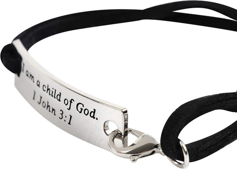 AleapDoll 15 Pieces Christian Bracelets Christian Easter Gifts Religious Gifts Religious Bible Verse God Bracelets for Women Men Teens...