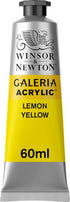 Winsor & Newton Galeria Acrylic Color, 60ml (2-oz) Tube, Lemon Yellow...