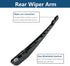 Rear Windshield Wipers Blade Arm Set for Nissan Quest 2005-2009, for Nissan Versa 2007-2012 Back Glass Wiper Arm Blade Replacements All Seasons Fi...