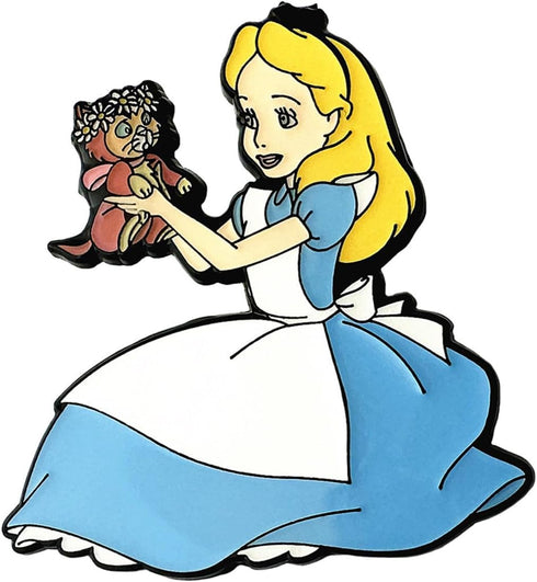 TV Movies Alice Wonderland Cheshire Cat Pins, Cosplay Environmental Zinc Alloy Metal Breastpin, Gifts for Women and Men (2)...