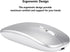 Wireless Bluetooth Mouse for Apple iPad iPhone MacBook Android Samsung Tablet Phone Dual-Mode Rechargeable 2.4G Portable Computer Mice for Windows...