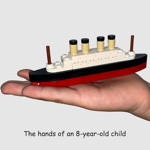 Titanic Break MOC Building Blocks,Cruise Ship Shipwreck DIY Boat Blocks Building Toys Gifts for Kids-56PCS...