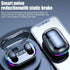 BD&M Wireless Earbuds, HiFi Digital LED Display Stereo Gaming Earbuds Bluetooth Headphones, TWS Wireless Earphones in-Ear Ear Buds, for Gaming, Wo...