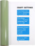 Gatichetta Heat Transfer Vinyl Roll, Khaki Green Iron on HTV 12" x 6FT, Smooth PU HTV for T-Shirts, Fabris, DIY Designs...