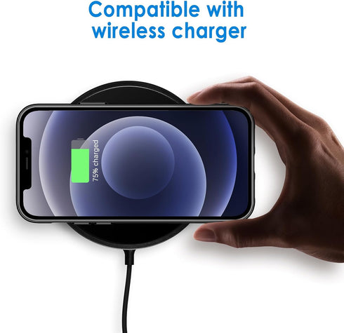 JETech Case for iPhone 12/12 Pro 6.1-Inch, Non-Yellowing Shockproof Phone Bumper Cover, Anti-Scratch Clear Back (Black)...