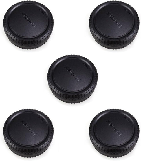 Camera Rear Lens Cap & Body Cap Cover for Fuji Fujifilm X Mount Camera X-T30 X-T20 X-T10 X-E4 X-T4 X-T3 X-PRO3 X-PRO2 X-S10 X-A10 X-A7 X-A5 X-T200...