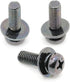 ReplacementScrews 1 Set of Metric Screws (Model RS-198133) Pan Head - Philips Drive - Black Plated (Pack of 3)...