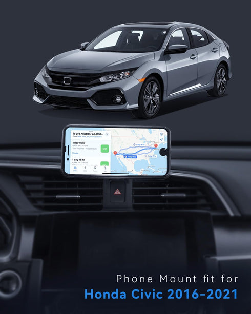 BEHAVE Strong Magnetic Phone Mount for Honda Civic 2016-2021,Adjustable Phone Holder for Air Vent Compatible with iPhone,Smartphones......