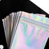 100 Pieces Mylar Holographic Resealable Bags - 3 x 4" Smell Proof Bags, Foil Pouch for Party Favor Food Storage (Holographic Color, 3 x 4 Inch)...