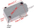KW3A Microwave Oven Door Switch 16A 125/250V(2 Normally Open+ 1 NONC)...